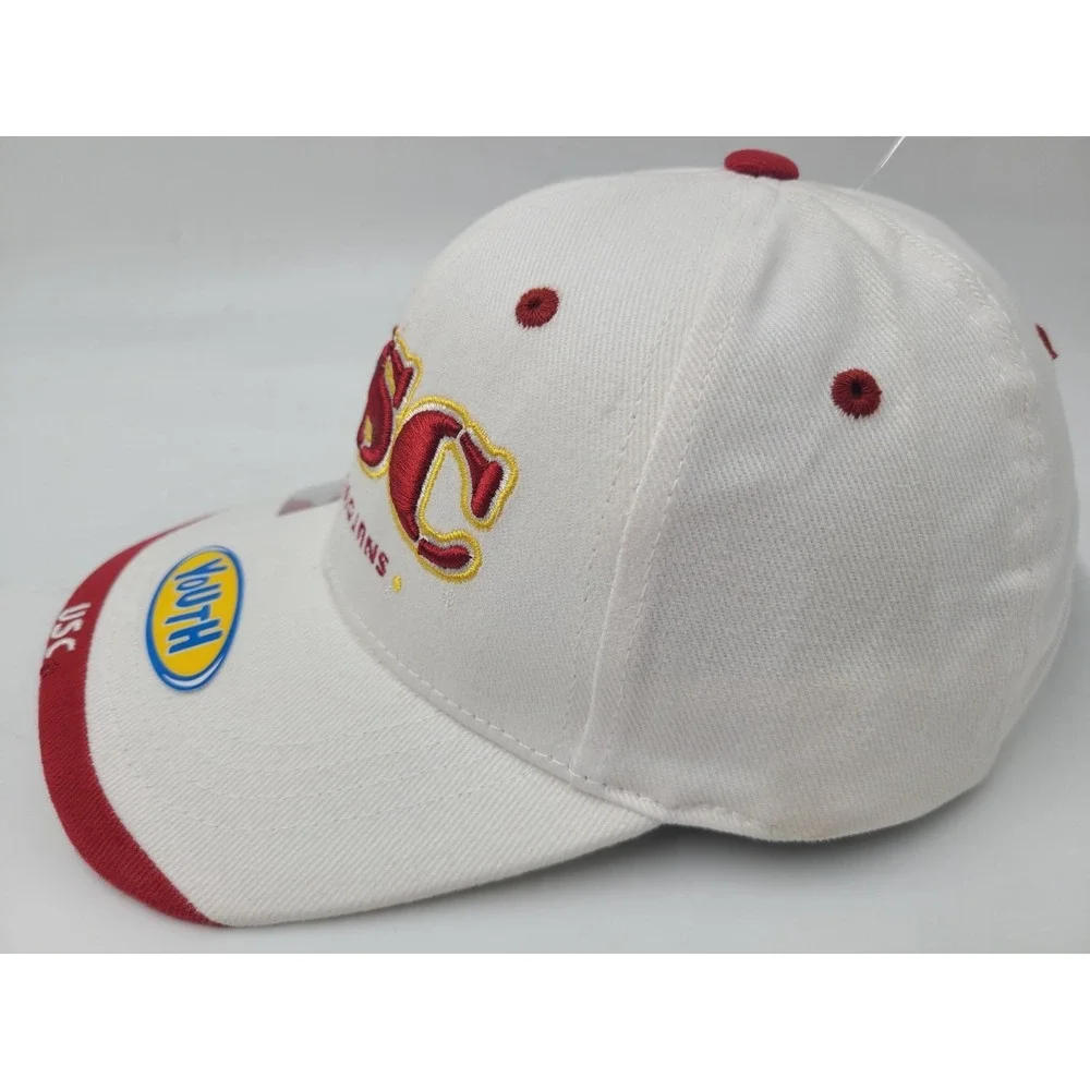 Youth USC Trojans Go‎ Trojans Captivating Headgear Adjustable Hat Cap NCAA White